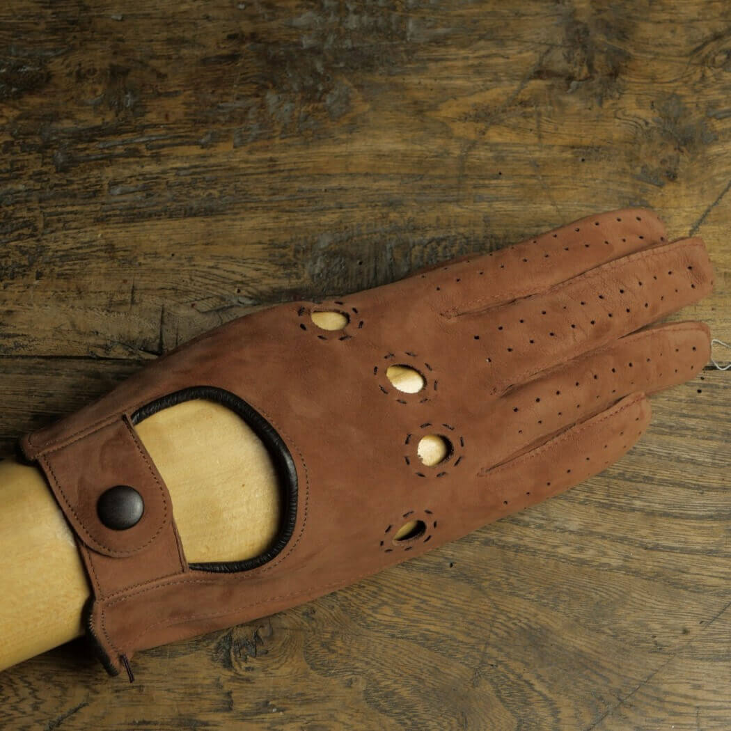 Gants De Conduite En Cuir Vintage Anglais - Style Traditionnel Pour Homme