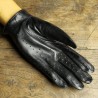 DRIVING GLOVES - LEATHER - BLACK