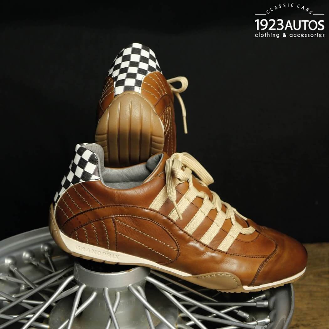 Grandprix Originals Racing Cognac Shoes