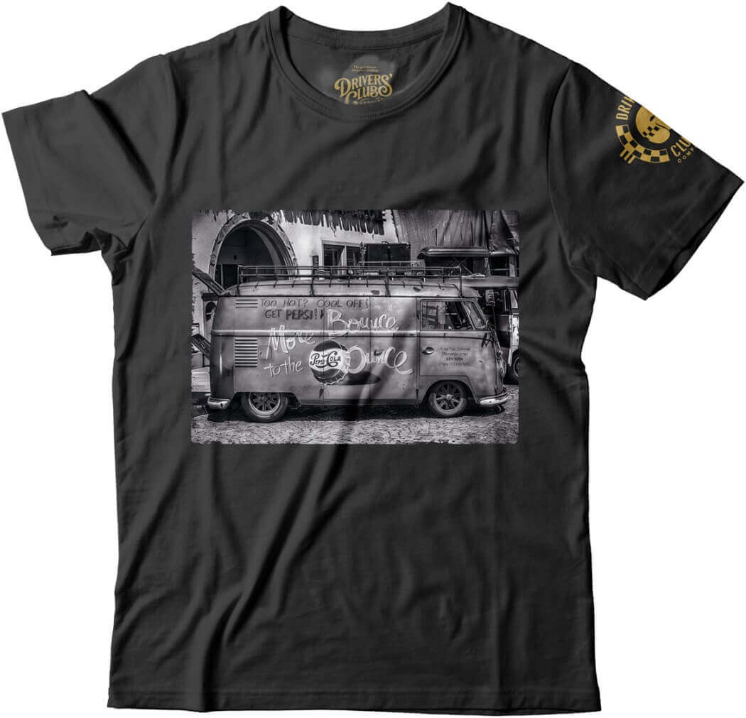 T-Shirt Drivers Club Combi VW Noir