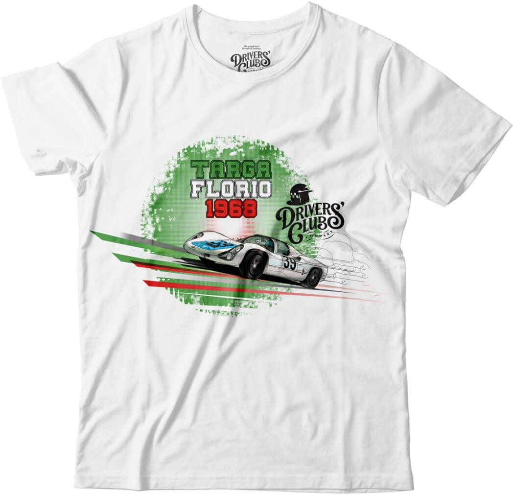 T-Shirt Driver's Club Blanc Targa Florio