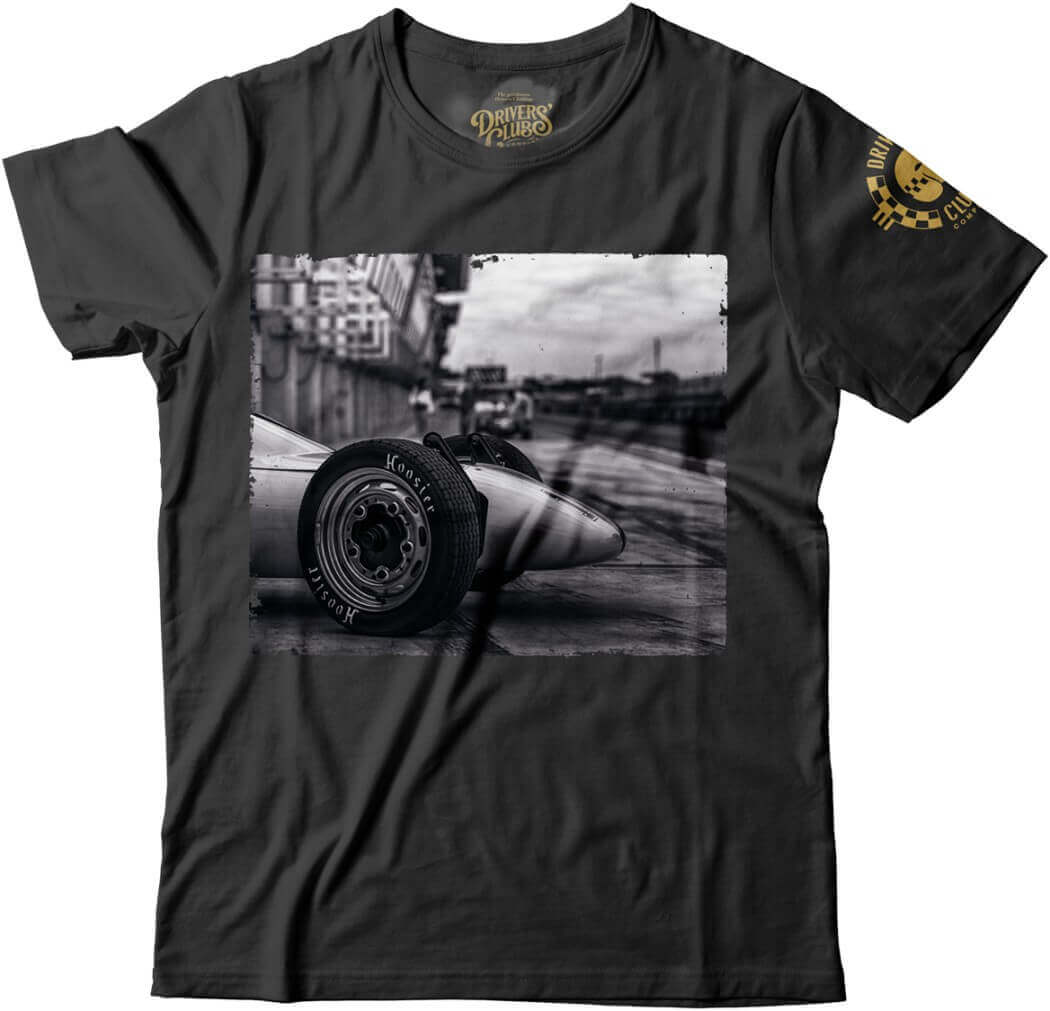 T-shirt Driver's Club Company Noir Formula VEE