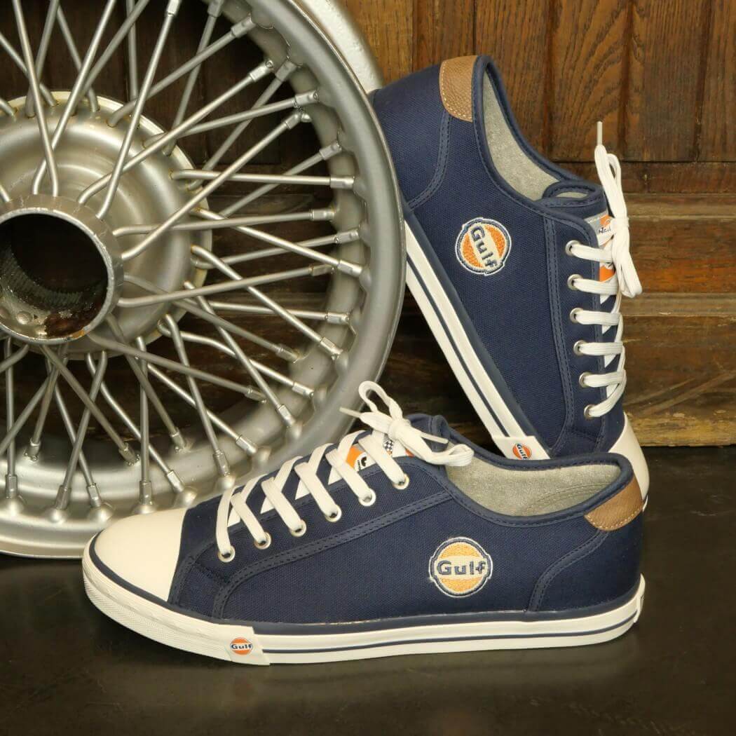GULF - Sneakers in tela blu scuro