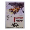 Cartolina vittoria della ID 19 al Rally di Montecarlo 1959