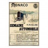 Cartolina postale Monaco Automobile Week 1922
