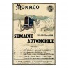 Postcard Monaco Automobile Week 1922