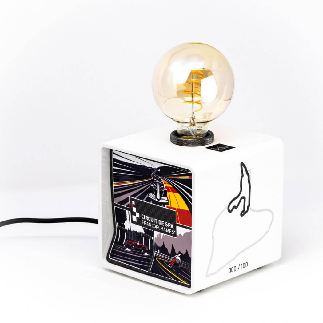 Lampes Cube Kiu 100 ans Spa Francorchamps