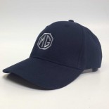 Gorra azul marino de algodón cepillado MG