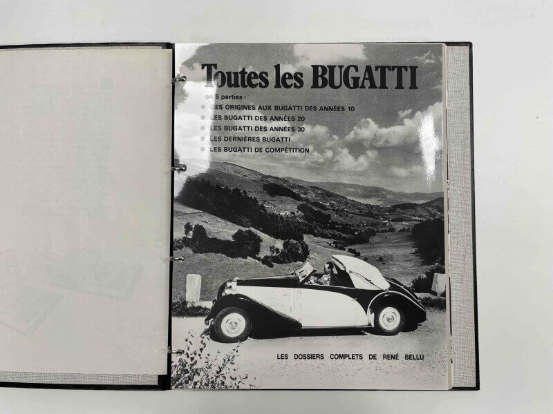 Livre Bugatti - Photos d'archives de René Bellu