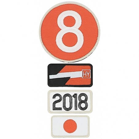 Pochette de 4 Ecussons 2018 pour Bagages 24H Le Mans