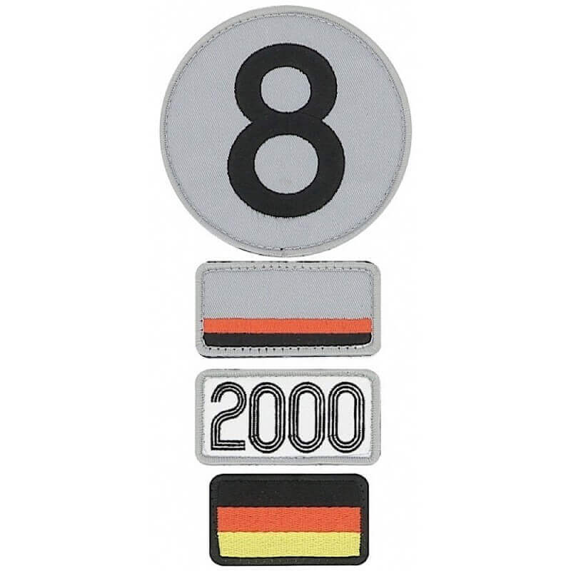 Pochette de 4 Ecussons 2000 pour Bagages 24H Le Mans