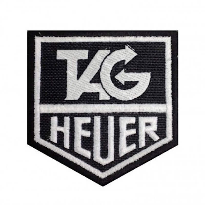 TAG HEUER patch maat 8x8cm
