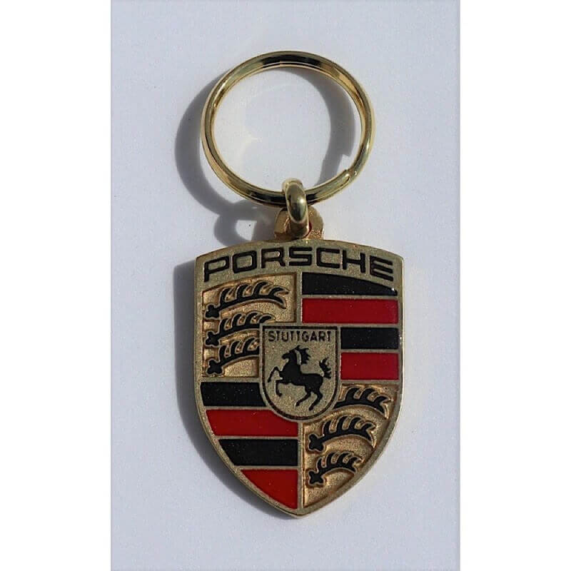 Porsche keychain Porsche Club Poland original - dimensions 31x42 mm