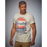 Maglietta Gulf Oil Racing Cream per uomo