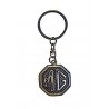 Porte clé MG en métal Logo MG Argenté