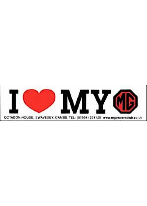 Adesivo "I LOVE MY MG
