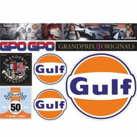 Autocollant Stickers Gulf GPO 2