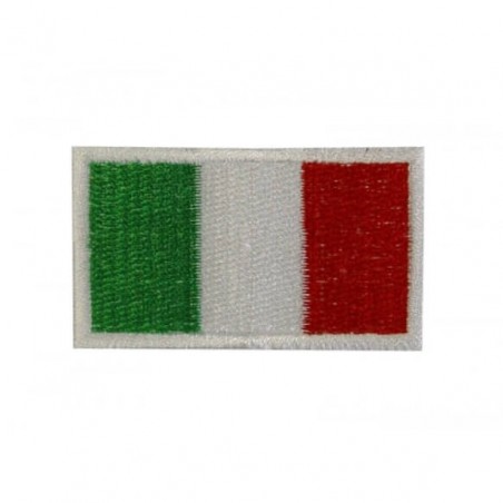 Écusson drapeau Italien taille 6x3.7cm