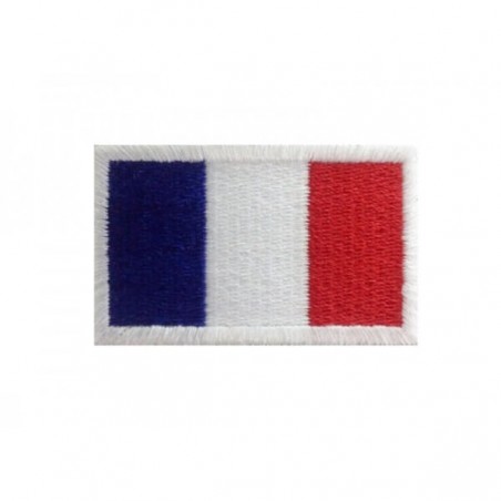 Toppa con bandiera francese dimensioni 6x3.7cm