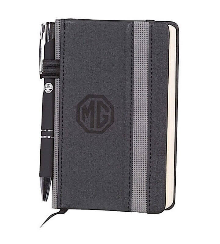 MG NOTEBOOK WITH MG PEN - BLACK