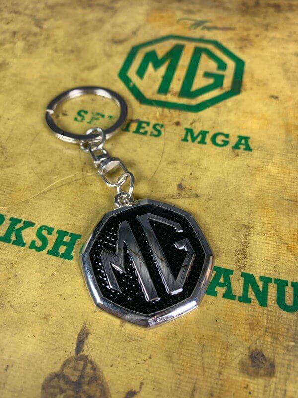 MG metalen sleutelhanger MG logo Zilver