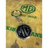 Porte clé MG en métal Logo MG Argenté