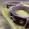Leather straps for luggage carrier