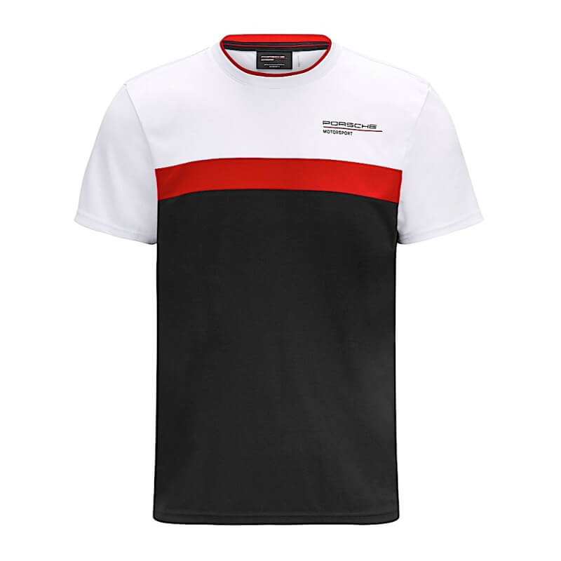 T-Shirt Porsche Blanc/Rouge/Noir