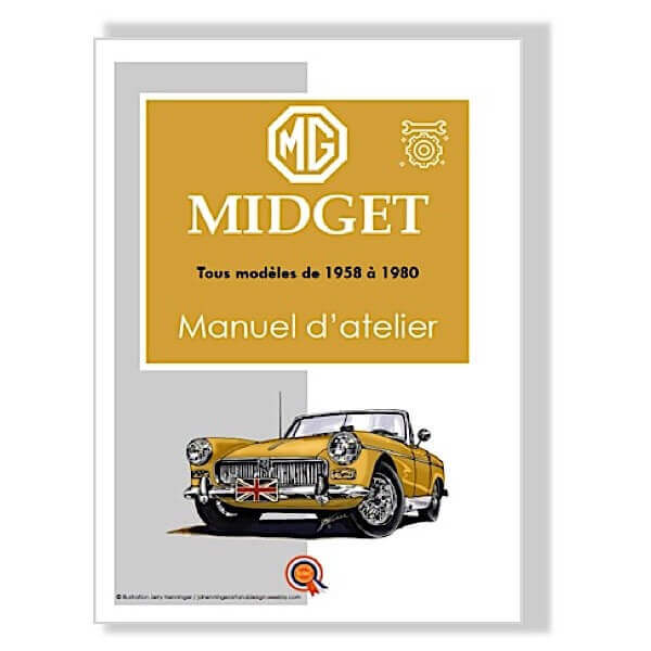 MIDGET 1958 tot 1980 Alle modellen - Werkplaatshandboek