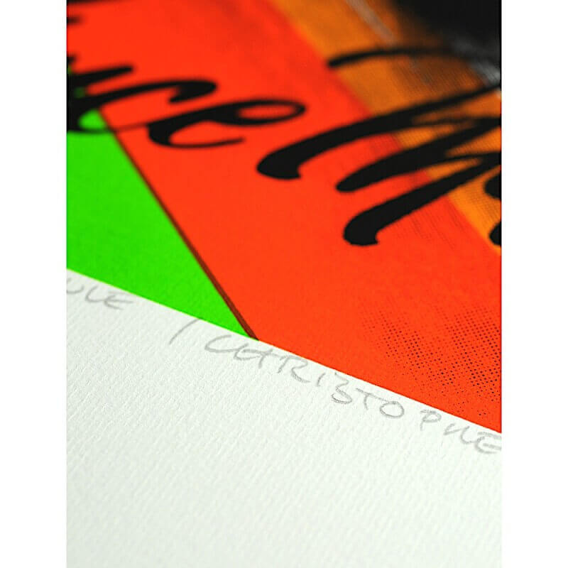Bruce McLaren - obra original - serigrafia numerada