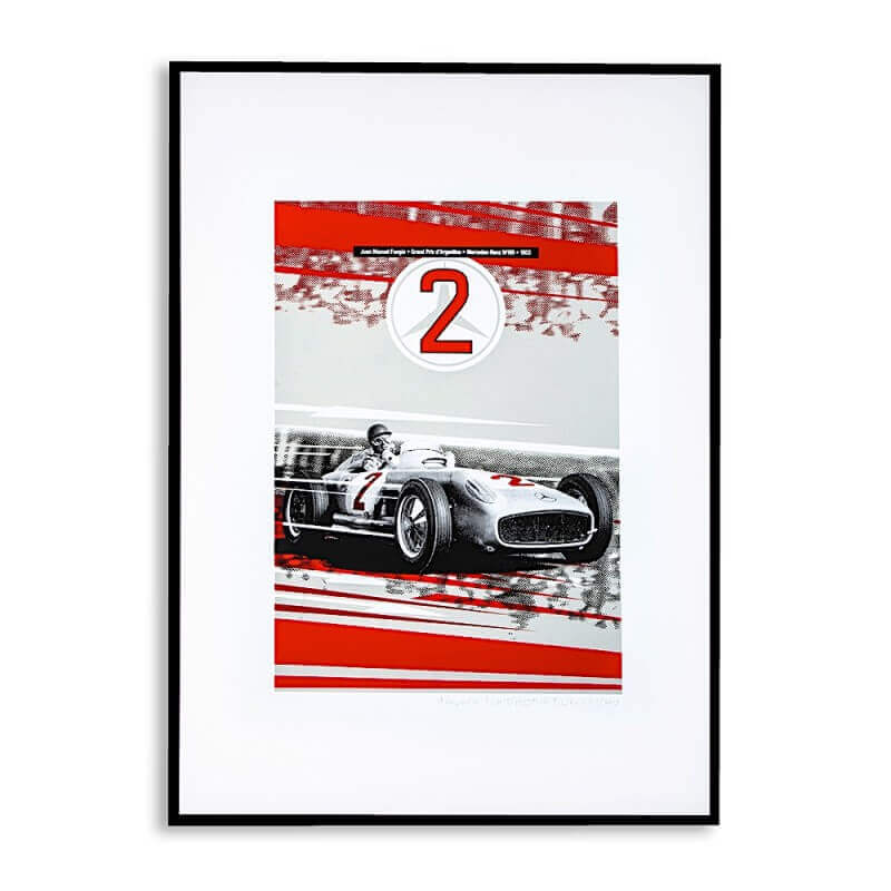 Fangio - origineel werk - genummerde zeefdruk