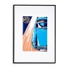 MG B Cartaz de Seda Azul Rastreado - Arte original - Numerado