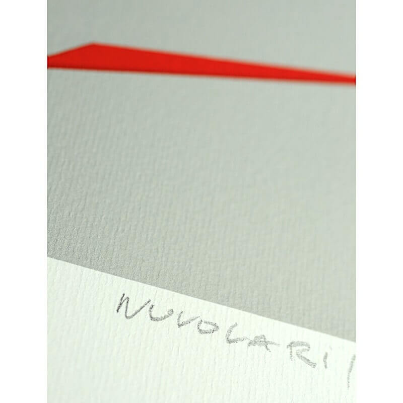 Nuvolari - origineel werk - genummerde zeefdruk
