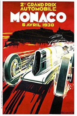 Affiche Grand Prix de Moncao 1930