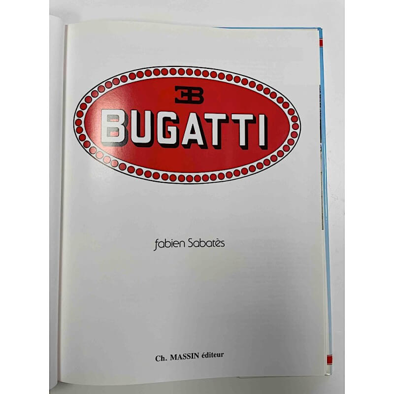 Bugatti boek - door Fabien Sabatès