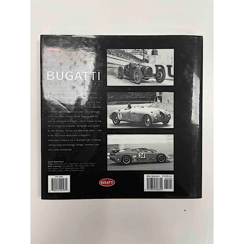 Libro Bugatti - Una historia de las carreras David Venables