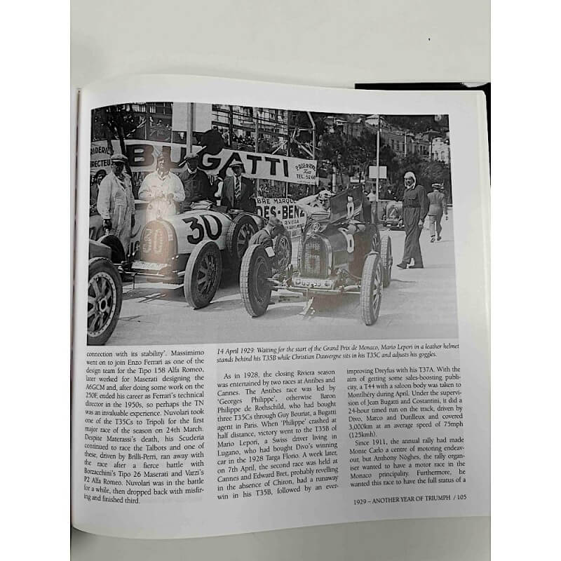 Livro Bugatti - A história das corridas David Venables