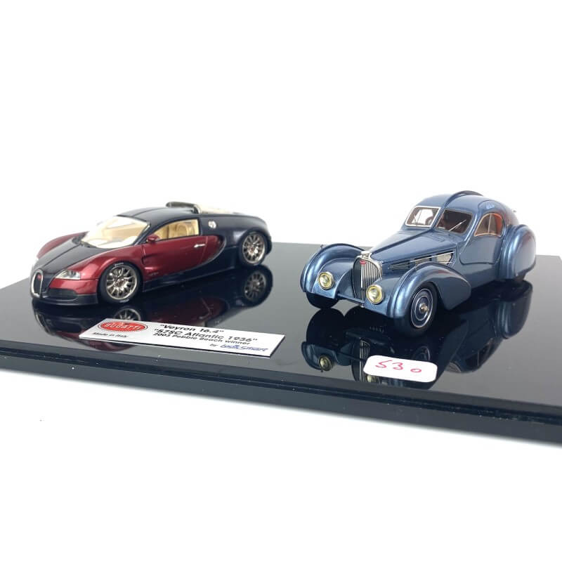 Bugatti T57SC Atlantic 1936 Pebble Beach vencedor + Veyron 16.4