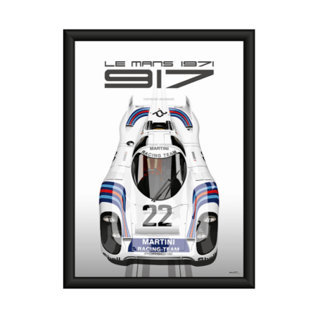Cartaz Porsche 917 Martini