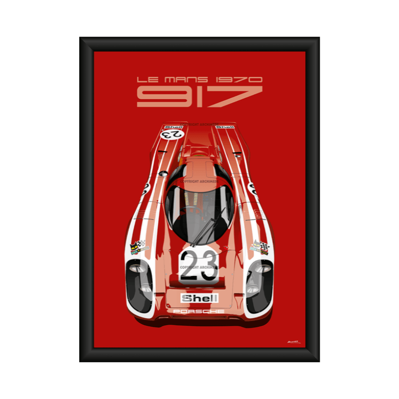 Affiche Porsche 917 Salzburg