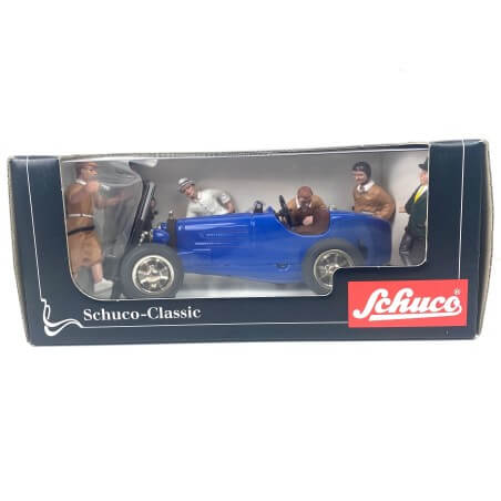 Bugatti with figurines