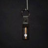 Metal/Carbon Keychain Kiu Style Gulf Black