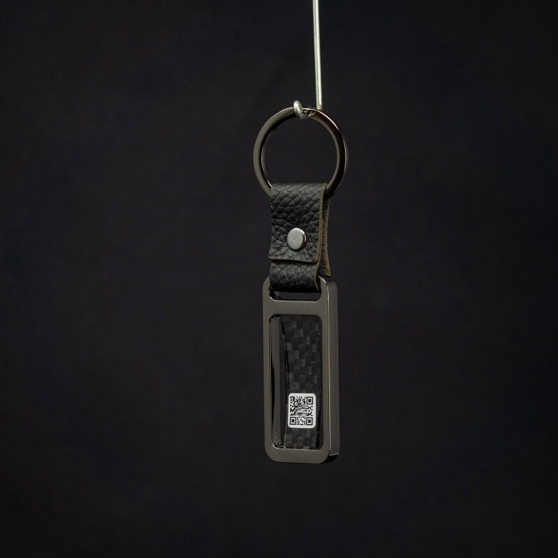 Porta-chaves Metal/Carbono Kiu Style Gulf Black