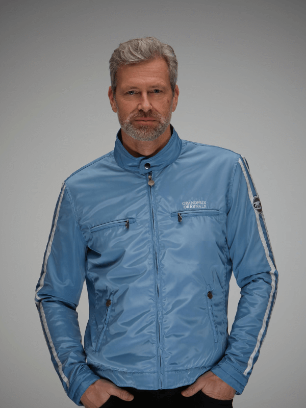Blouson Gulf Racing Jacket Bleu Ciel