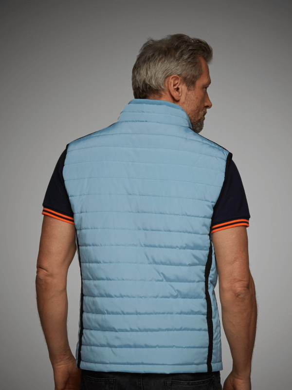 Gulf Performance Blue Sleeveless Jacket
