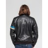 Leather Jacket 24H Le Mans Miles Black