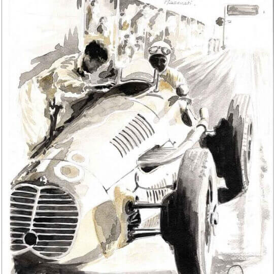 Luigi Villoresi, British GP 1948, Maserati