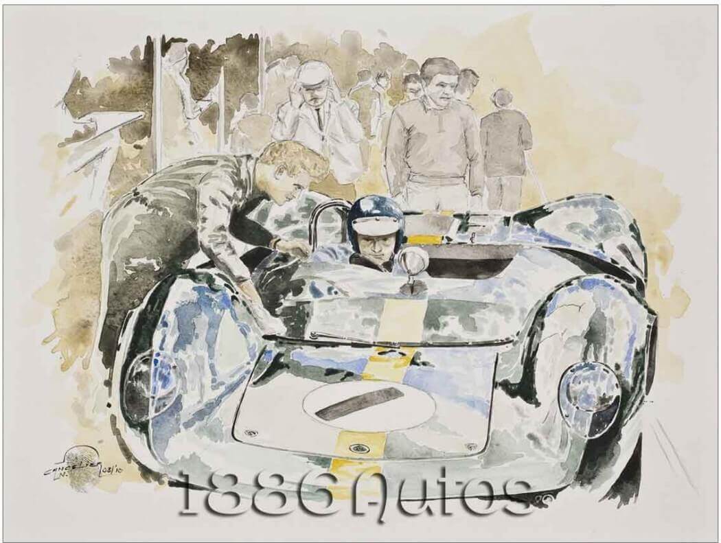 Lotus 30, Jim Clark, T.T. Goodwood 1964