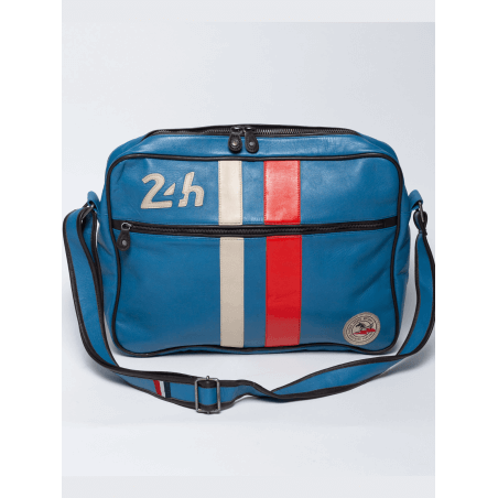 24H Le Mans Messenger Bag Blauw Gitane