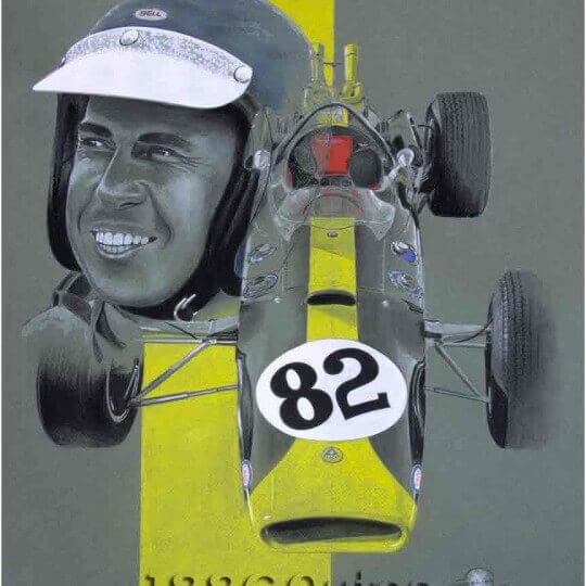 Tribute to Jim Clark and his winning Indy 500 Lotus 38